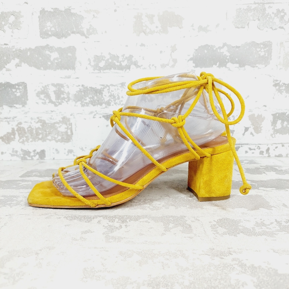 Alohas MISTED YELLOW Women's Paloma Strappy Block Heel Sandals W352